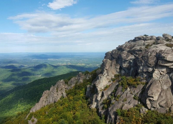 Photo taken by Chris Snow of the view from the top of Old Rag in Shenandoah National Park.